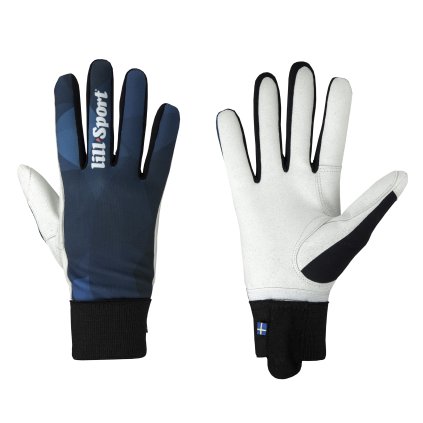 LILLSPORT Solid, modré rukavice na bežky