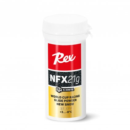 REX NFX 21g Black New Snow N-kinetic Powder +3 až -8°C, prášek bez fluroru