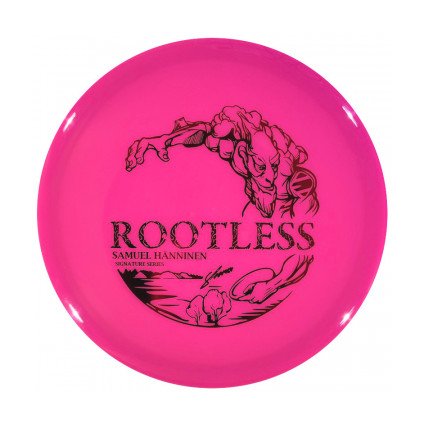 EXEL ROOTLESS Samuel Hänninen Signature Neon Pink (7 6 -2 1), disc golf disc
