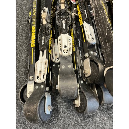 SWENOR ALU CLASSIC ELITE #3, classic roller skis, with NNN bindings, used "C"