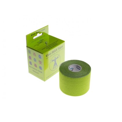 Kine-MAX Tape Super-Pro Rayon, kinesiologický tejp - Zelený