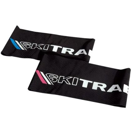 SKITRAB Fascia gara black blue, čierna športová čelenka