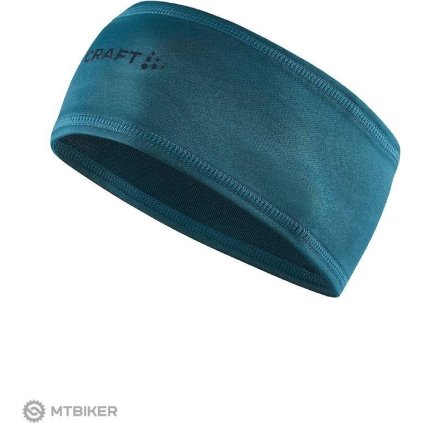 CRAFT Core essence jersey headband, světle zelená sportovní čelenka