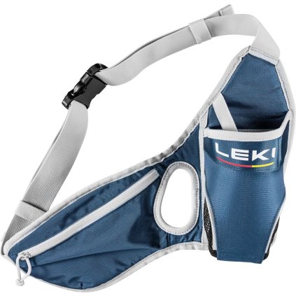 LEKI Drink belt dark denim, Torba biodrowa do narciarstwa biegowego