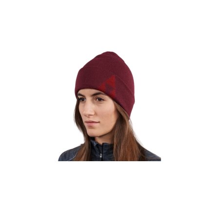 FISCHER Beanie triangle one size, Red, zimní čepice