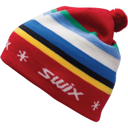 swix gunde beanie cervena