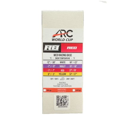 ARC RB RED Med Racing Wax Solid, 160 g