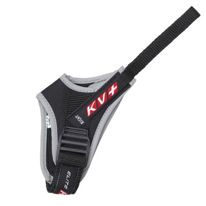 23P201 KV Elite black no clip ski pole straps 1