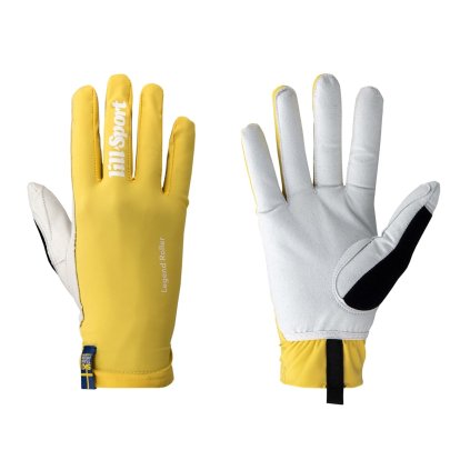 LILLSPORT Legend Roller - Yellow Roller Ski Gloves