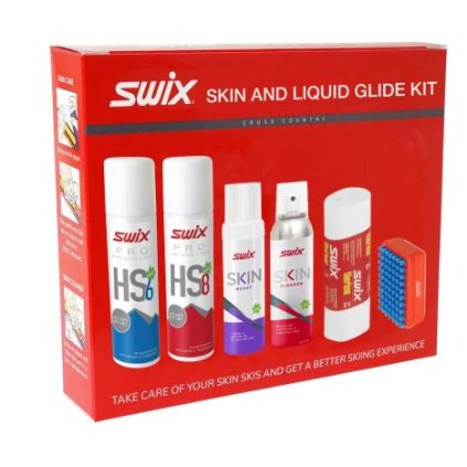 SWIX P19N SKIN & LIQUID GLIDE, sada voskov
