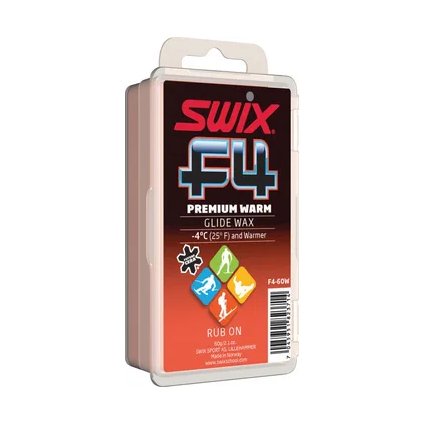 SWIX F4 Premium Warm Glide Wax 60g