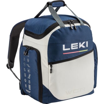 LEKI Ski Boot Bag WCR / 60L, dark denim-poppy red-dawn blue, 50 x 40 x 30 cm