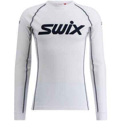 SWIX RaceX Classic, dlouhý rukáv, pánské triko, Bright White/Dark Navy
