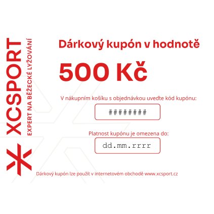 Dárkový poukaz, 500 Kč