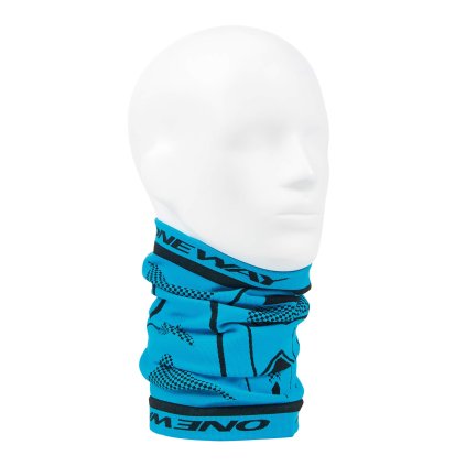 ONE WAY Bandana Seamless, Blue/Black