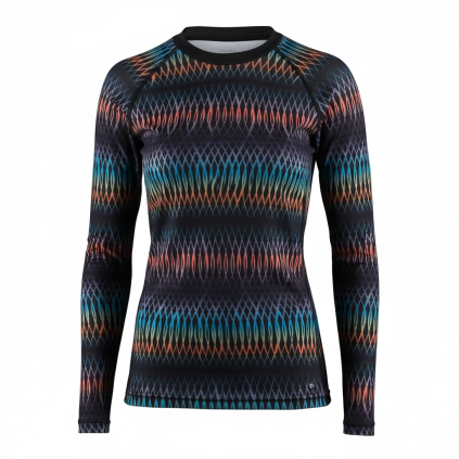 CRAFT Mix and Match LS, tibro multi, dámské triko