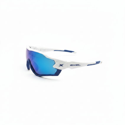 EXEL Feather Pro White/Blue, sportovní brýle