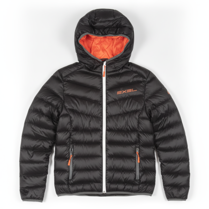 EXEL Down Jacket Unisex, péřová bunda s kapucí