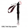 EXEL CLIFF Graphite Grey / Yellow Antishock Trekking Poles