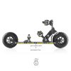SRB XRS06 Cross Skate, All-Terrain Roller Skis with Brake, Up to 120kg