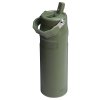 STANLEY The IceFlow™ Bottle Flip Straw 2.0 700 ml Dried Pine, Thermos Bottle