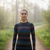 CRAFT Mix and Match LS, tibro multi, dámské triko