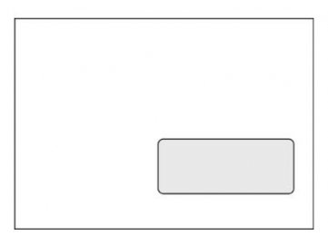 Obálka C5 samolepící s okénkem vpravo dole 50ks