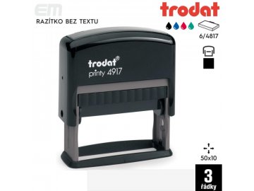 Razítko Trodat 4917,50x10mm Razítko s polštářkem