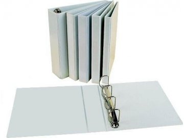 Katalogový pořadač A4 4 kr. D30 - 5cm s kapsou bílý