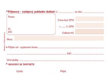 Univerzální příj.- výdaj. pokladní doklad PT060