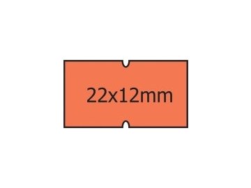 Etikety Cola-Ply 22 x 12mm oranžové