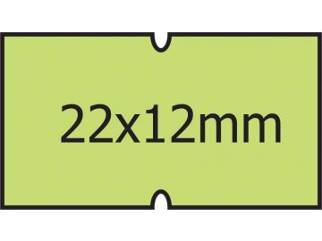 Etikety Cola-Ply 22 x 12mm zelené