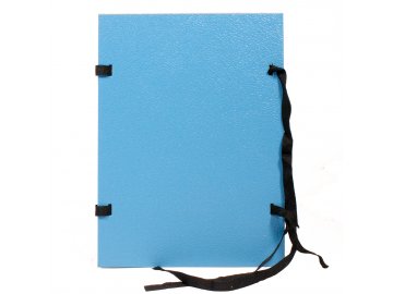 Desky s tkanicí A4 modré bez štítku