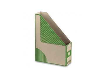 Emba Magazin Box - kartonový, zkosený, zelený
