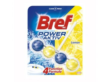 WC závěs Bref Power Active Lemon kuličky 51g