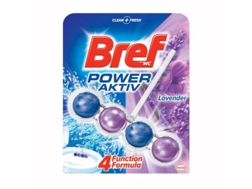 WC závěs Bref Power Active Levandule kuličky 51g