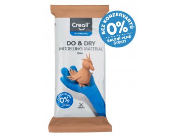 Creall DO&DRY modelovací hmota, hypoalergenní, 500 g, terakota