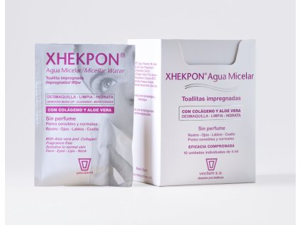 XHEKPON agua micelar toallitas ING zmenšený