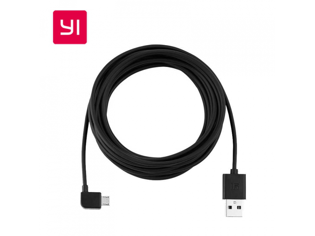 Náhradní napájecí kabel pro kameru Yi Smart Dash Micro USB 3,5M