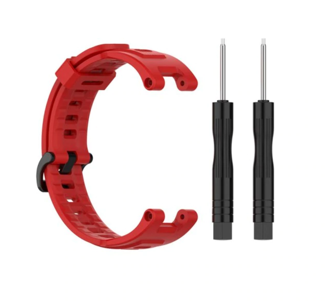 Silikonový řemínek pro hodinky Amazfit T-REX a T-REX PRO Barva: Červená