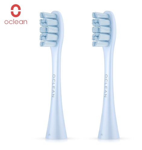 Oclean X - náhradní hlavice (2ks) ke kartáčku Oclean X Pro Barva: Modrá - Baby Blue