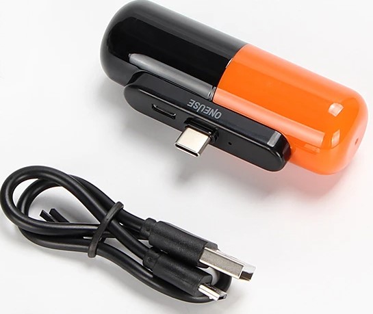 OEM ONEUSE Capsule Power 2.0 (5000mAh, Type -C) - mini powerbanka pro Meta Quest Barva: Oranžová