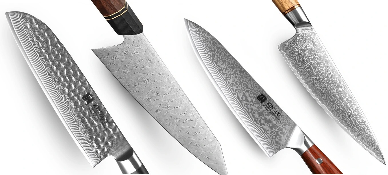 Größe der Messerklinge und Umrechnung der Maßeinheiten: Zoll in Zentimeter