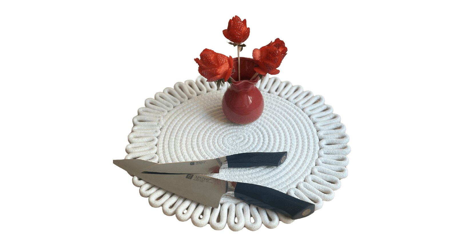 Wie macht man zum Valentinstag einen Strauß aus Erdbeeren?