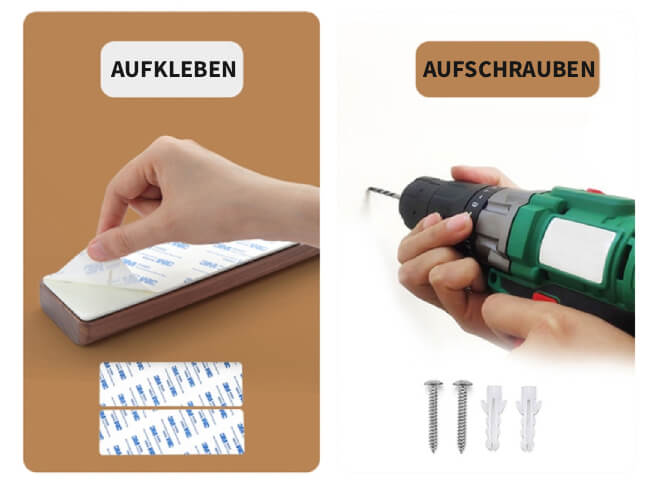 Natürliches Holz verbirgt starke Magnete