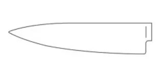Europäisches Kochmesser