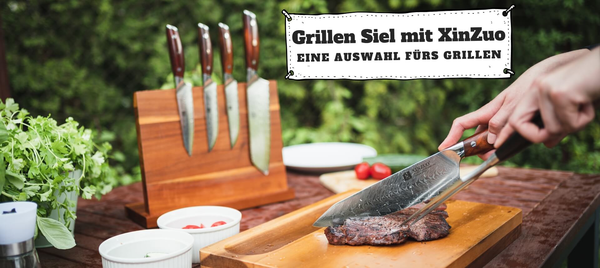 Auswahl zum Grillen