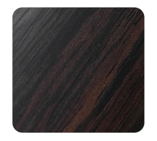 Farbe des Ebenholzes