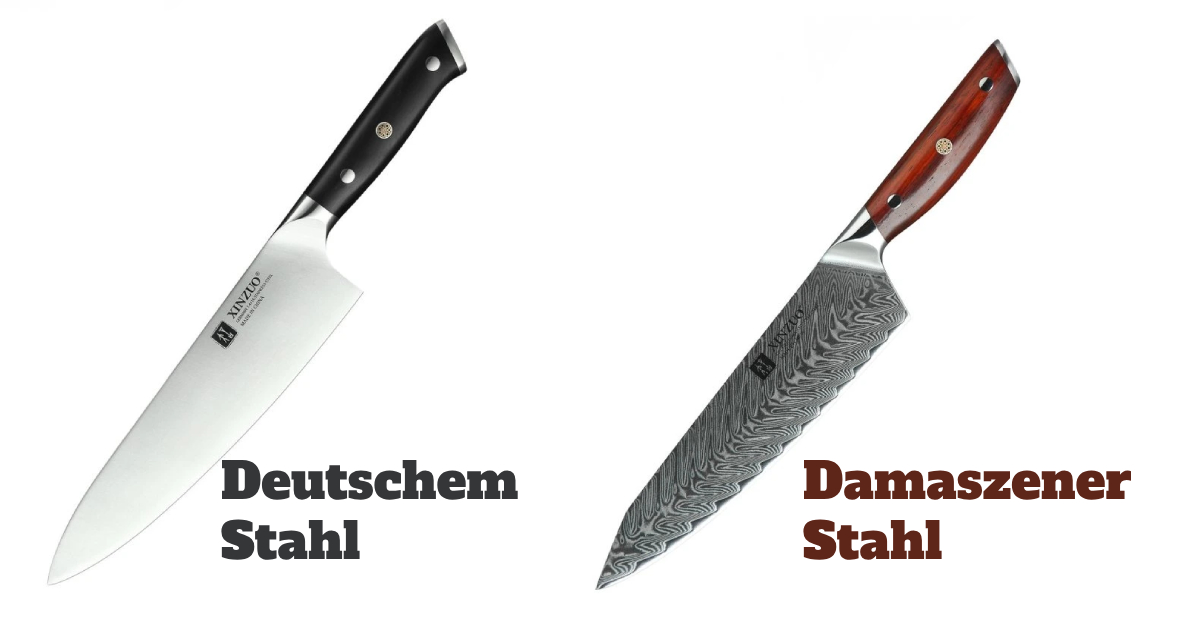 Auswahl eines Küchenmessers je nach Stahl
