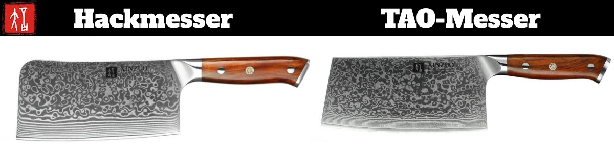 Unterschiede zwischen dem Hackmesser und dem TAO Messer